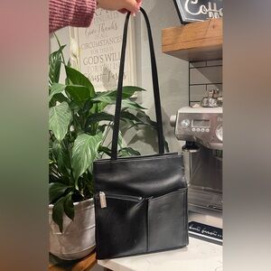 Tignanello Black Crossbody Purse